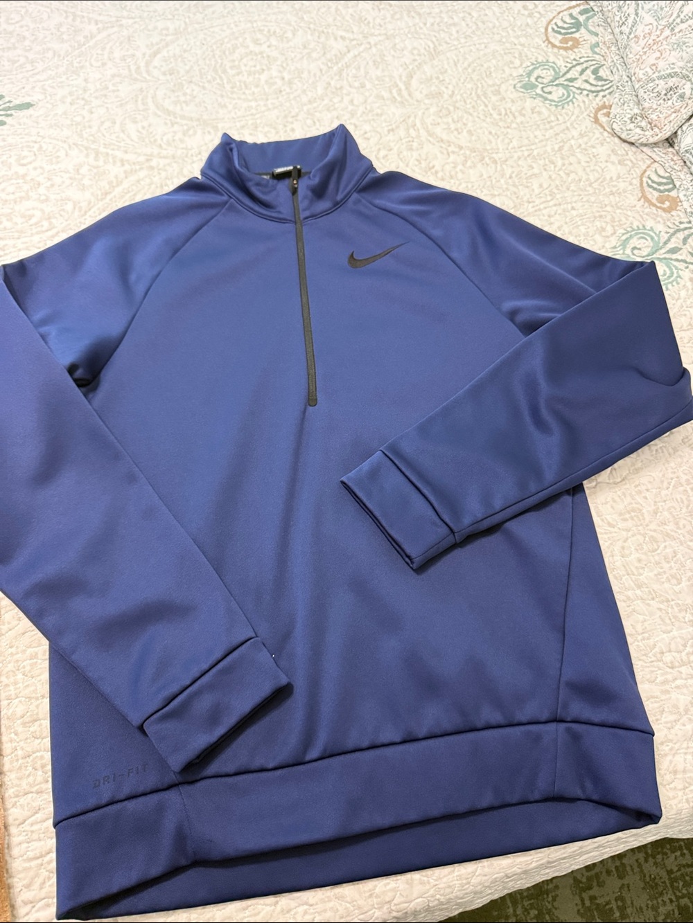 Nike Men’s Royal Blue Half-Zip DriFIt Jacket